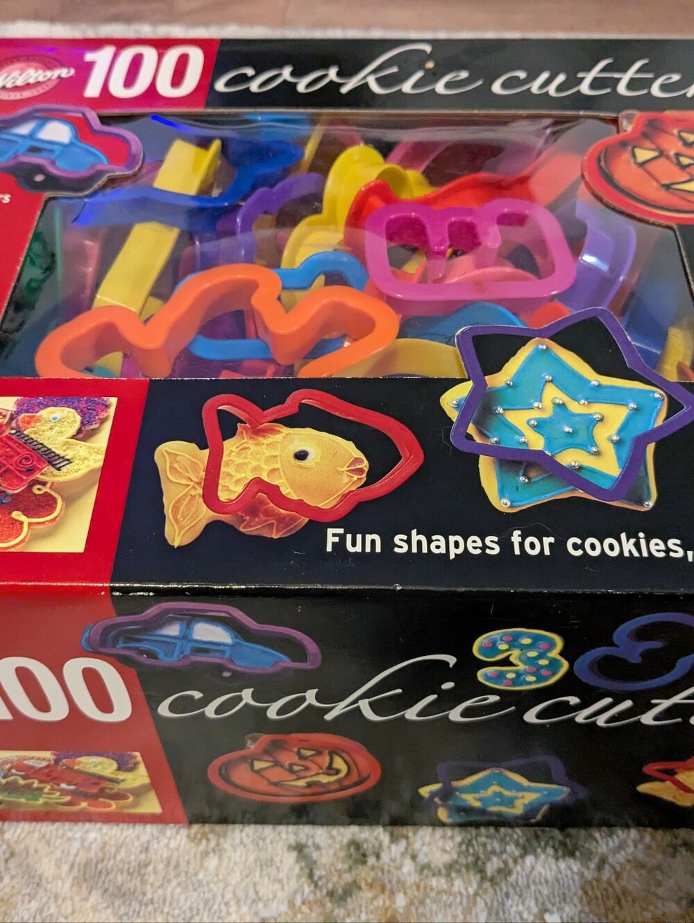 Wilton Multicolor Kids Cookie Cutter Set -  100 Assorted Shapes